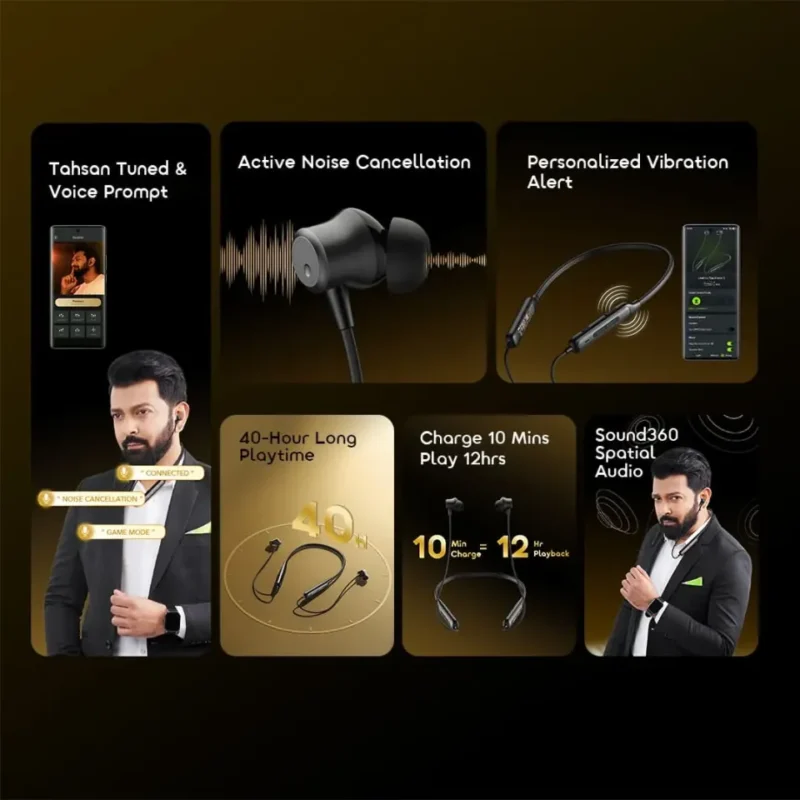 Oraimo Necklace 5 Bluetooth Neckband in Bangladesh