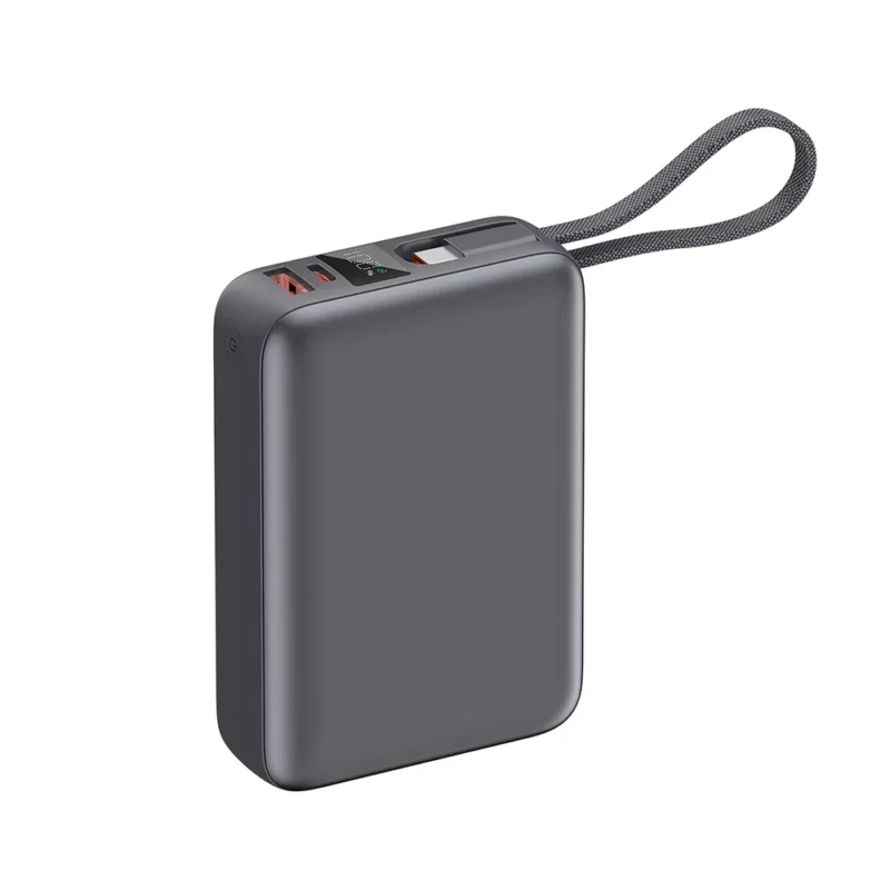 QCY PB20A 20000mAh 45W Power Bank with Built-in Type C Cable
