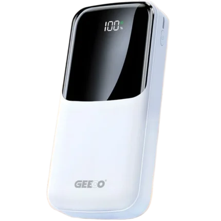 GEEOO P800 20000mAh 22.5W Fast Charging Power Bank with 4 Built-in Cables