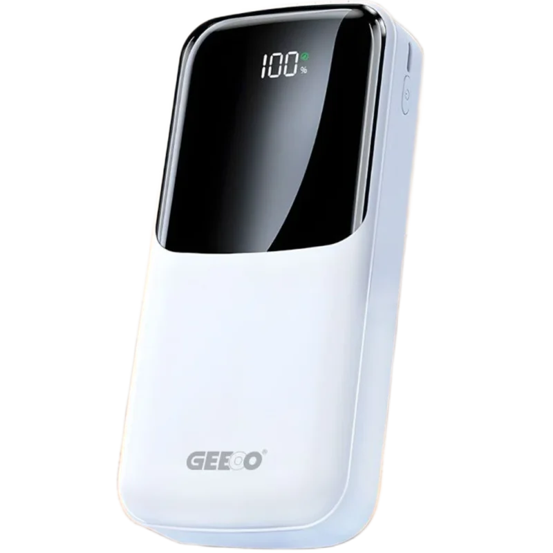 GEEOO P800 20000mAh 22.5W Fast Charging Power Bank with 4 Built-in Cables