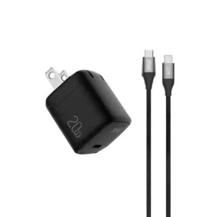 QCY CK02-MG 20W PD Charger with Type-C to Type-C Cable
