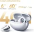 QCY Crossky C30S open ear clip wireless earbuds with charging case