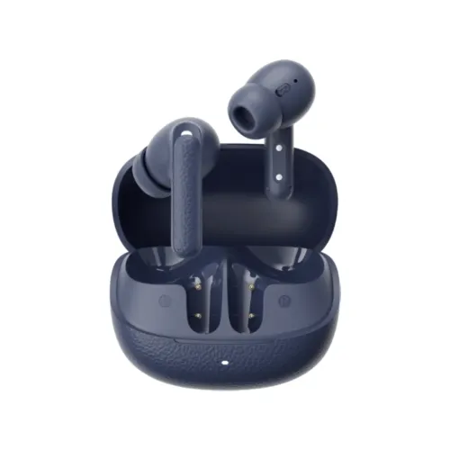 QCY HT15 Buds ANC blue wireless earbuds with charging case