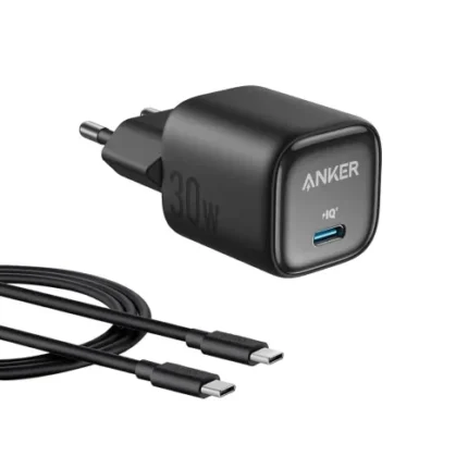 Anker Zolo 30W Charger PD & IQ with C to C cable